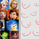 Illustration for article titled Every female face in recent Disney and Pixar movies looks the same